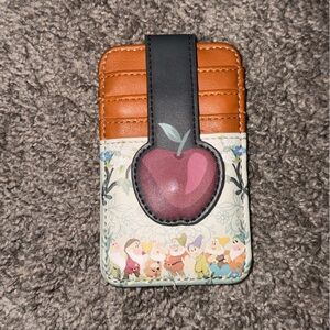 Loungefly Disney Snow White Dwarfs Brown and White Card Wallet